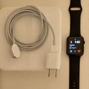 Apple watch black stainless steal 42mm
